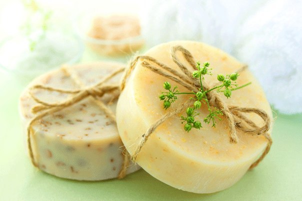 Мыло для лица с овсянкой