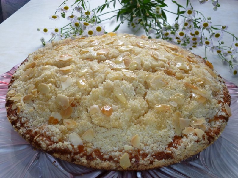 Яблочный пирог с миндальной мукой