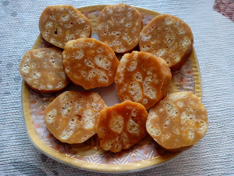 Сладкая колбаса из ириса