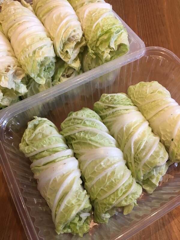 Tomato-less Stuffed Cabbage with Cashew Cream Paleo, AIP - Tasting Page Healthy