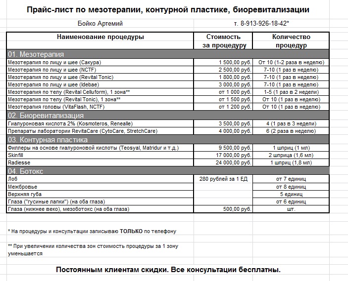Протек Прайс Лист Воронеж