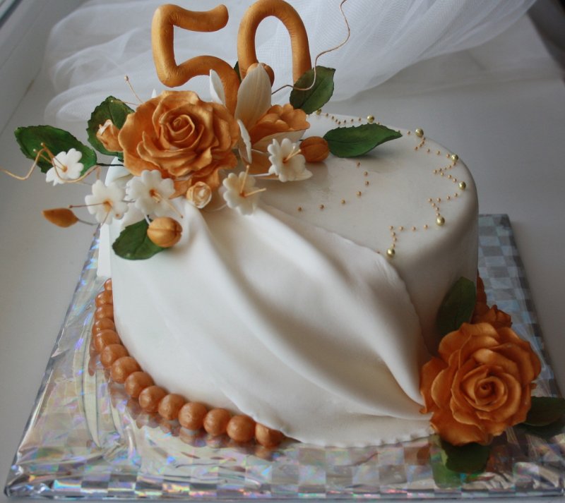 Торт на юбилей 55 лет