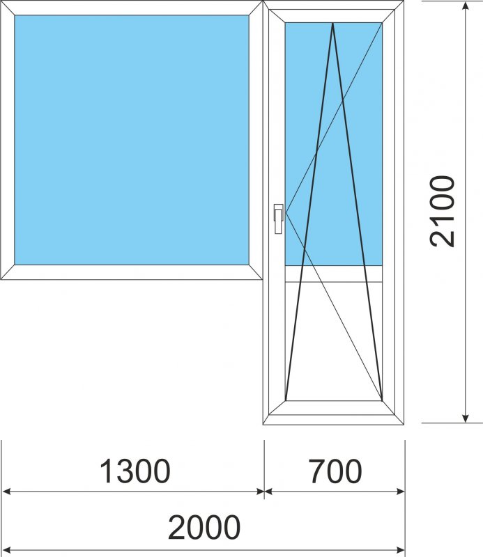 Эскиз окна пвх